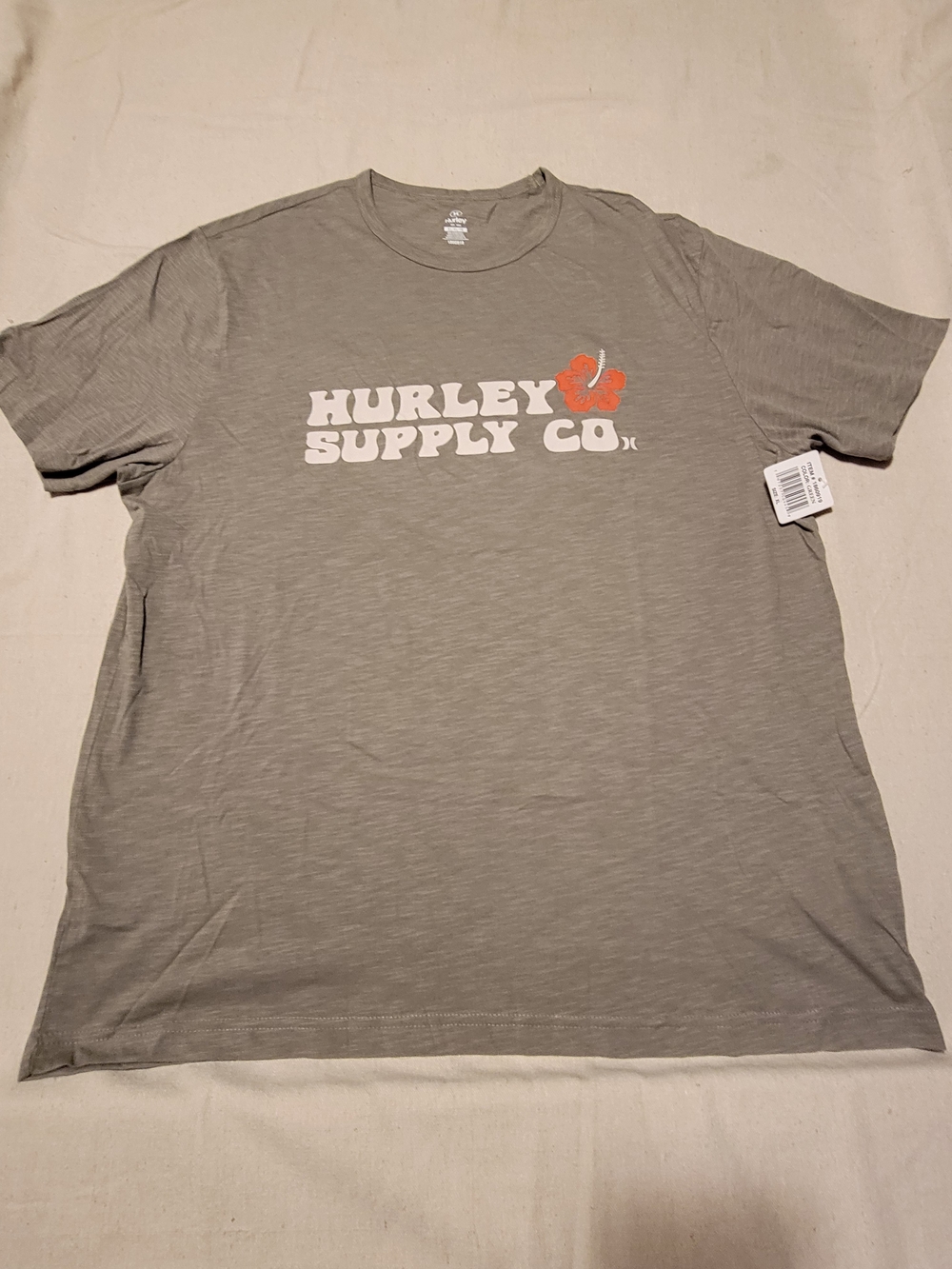 Hurley Supply Co. Men's Gray Graphic Tee
